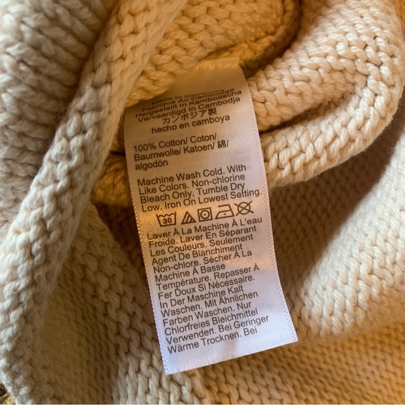 J. Crew 1988 Rollneck™ Cotton Sweater, Medium, Mountain White Ivory, Unisex - Picture 12 of 16